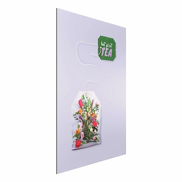 Alu-Dibond Bild - Hochformat 2:3 Blumentee günstig online kaufen