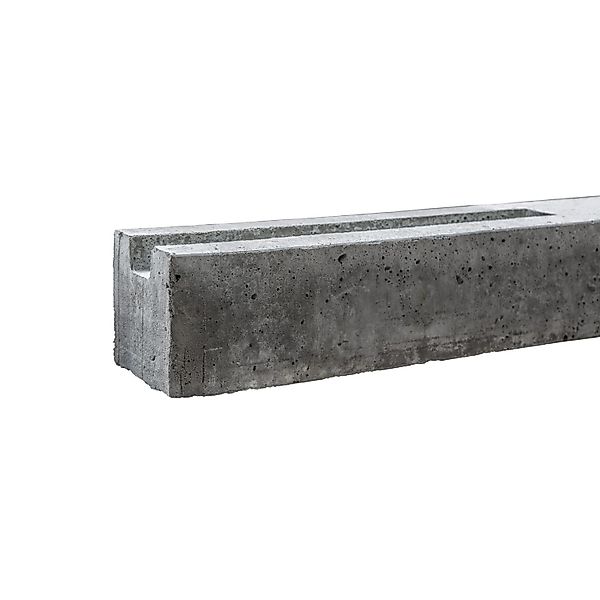 Betonzaun-Anfangspfosten einseitig 80 cm günstig online kaufen