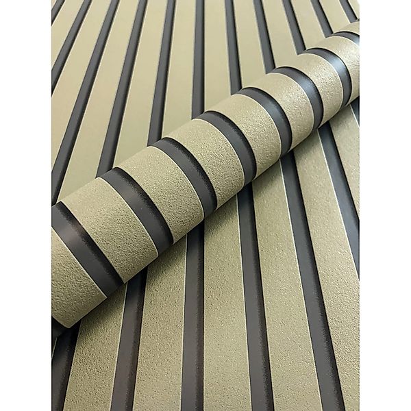 Newroom Vliestapete Baker Olive Paneele Skandinavisch FSC® günstig online kaufen