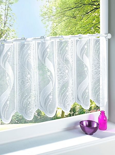 Witt Gardine Fensterbehang, Durchzuglöcher, halbtransparent, Fensterbehang günstig online kaufen