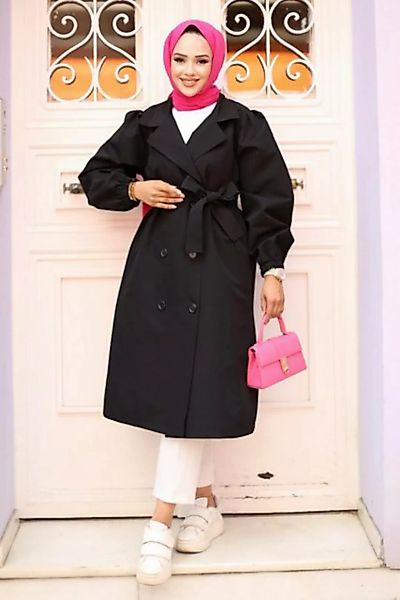 MİSSKAYLE Trenchcoat Gefalteter Schulter Trenchcoat günstig online kaufen