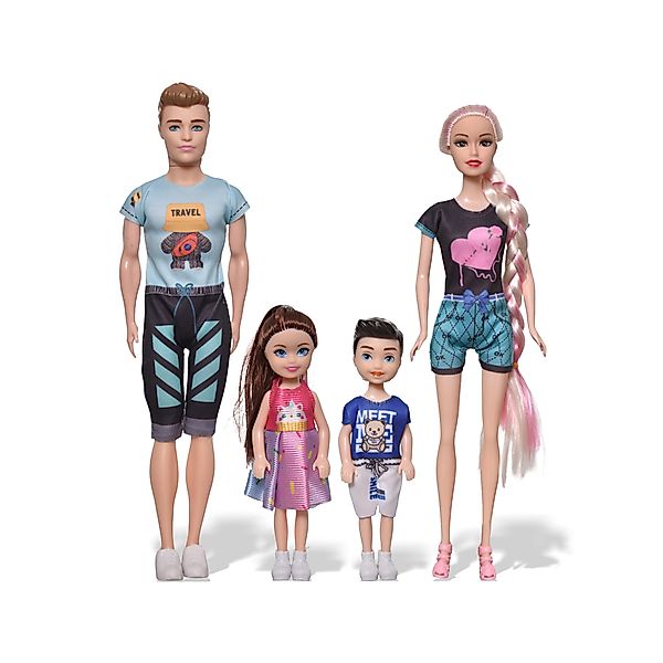 FUNFY Puppen Accessoires-Set Eltern und Kinder günstig online kaufen