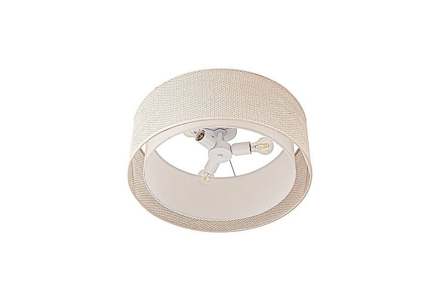 Lindby Deckenleuchten Soula, Kunststoff Creme IP20, 3 x 15 W LED günstig online kaufen