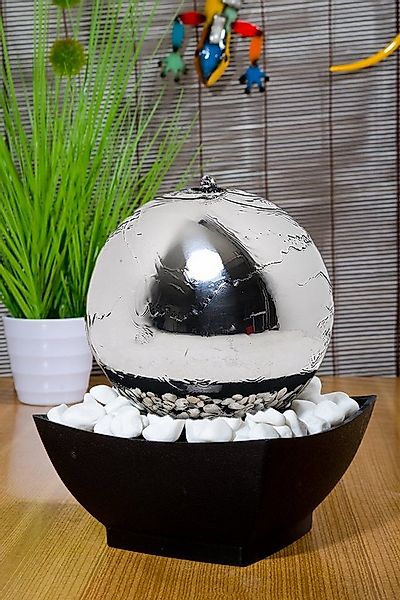 Köhko Zimmerbrunnen Köhko Zimmerbrunnen "Samba" Kugelbrunnen Tischbrunnen 2 günstig online kaufen