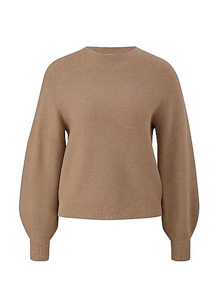 s.Oliver Rundhalspullover Basic (1-tlg) Strickpullover aus Viskosemix günstig online kaufen