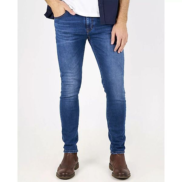 Skull Rider Skinny Jeans 29 Blue Denim günstig online kaufen