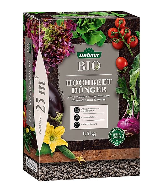 Dehner Gartendünger Bio Hochbeetdünger, hochwertiger Spezialdünger, günstig online kaufen