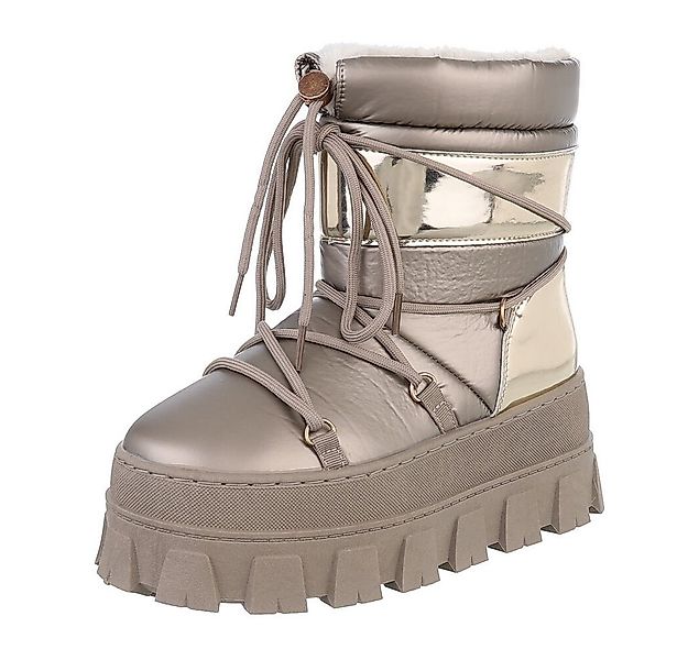 Ital-Design Damen Snowboots Freizeit Snowboots (87283957) Flach High-Heel S günstig online kaufen