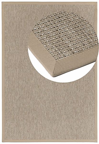 Dekowe Teppich "Basic S2 Rustic" rechteckig 10 mm Höhe meliert, Sisaloptik, günstig online kaufen
