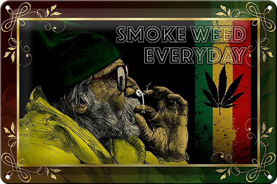 Femer GmbH Metallschild Cannabis 30x20cm smoke weed everyday, (1 St), gewöl günstig online kaufen