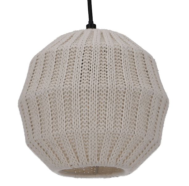 Guru-Shop Deckenleuchten Moderne Deckenleuchte aus gestrickter Baumwolle.., günstig online kaufen
