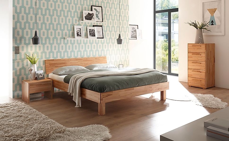 HASENA Holzbett "Forti" Fußhöhe 20 cm günstig online kaufen