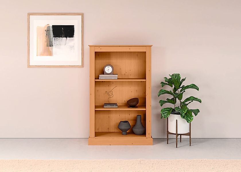 Home affaire Bücherregal "Liotta", Mit Sockel und 2 Regalböden günstig online kaufen