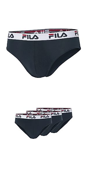 Fila Slip "MAN BRIEF" 3er Pack, mit elastischem Logobund günstig online kaufen