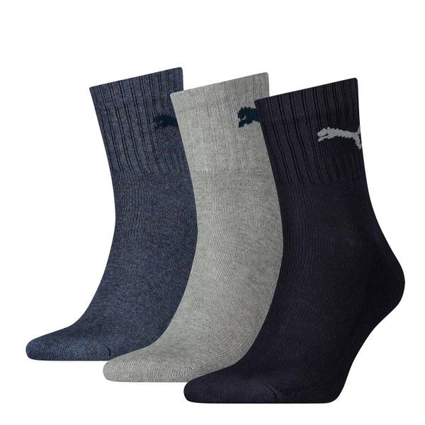 PUMA Sportsocken "short crew" 3 Stk. tlg. gepolsterte Frottee-Sohle, atmung günstig online kaufen