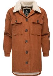 Ragwear Cordjacke "Kyoka" ohne Kapuze Stylische Damen Jacke aus Cord mit fl günstig online kaufen