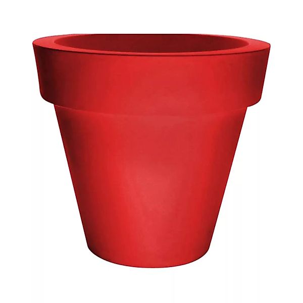 Serralunga - Vas One Blumentopf Ø 160cm - rot/Kunststoff/H x Ø 150x160cm günstig online kaufen