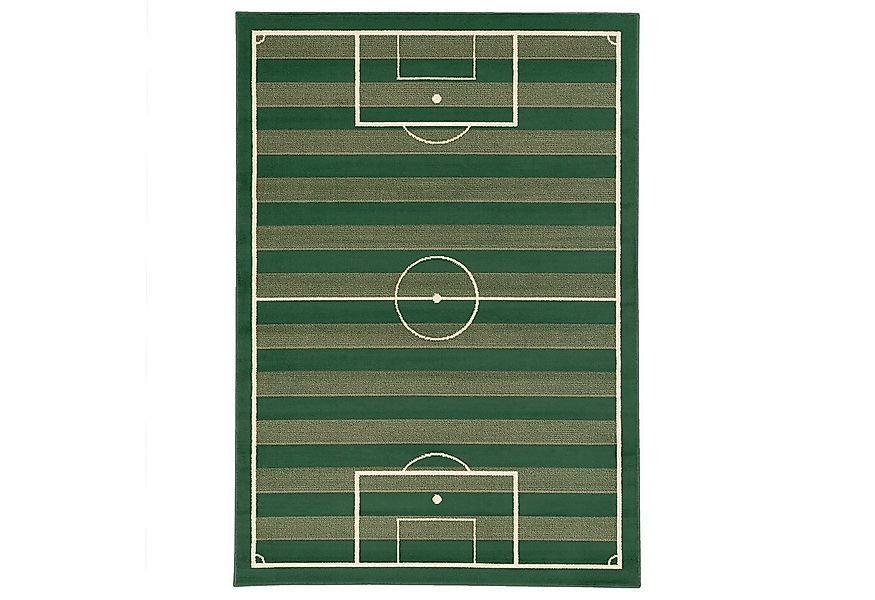 Pergamon Kinderteppich Trendline Teppich Fussballplatz, Rechteckig, Höhe: 8 günstig online kaufen