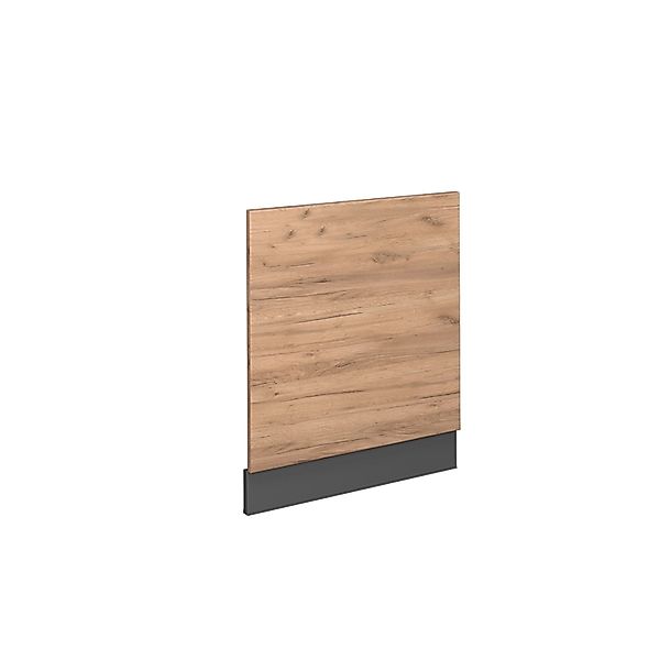 Vicco Frontblende Fame-Line Goldkraft Eiche/Anthrazit 60 cm ohne Arbeitspla günstig online kaufen