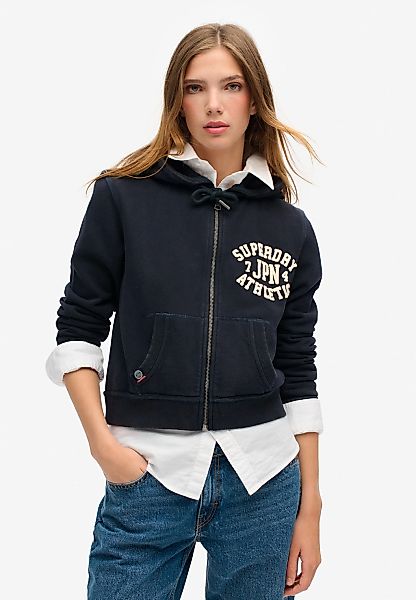 Superdry Kapuzensweatjacke "ATHLETIC RELAXED CROP ZIPHOOD" günstig online kaufen
