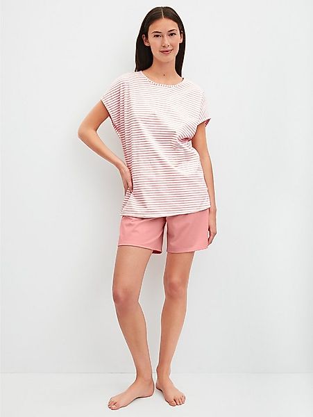 CALIDA Shorty Lovely Nights (2 tlg) Rundhalsausschnitt, Baumwolle, kurzärme günstig online kaufen