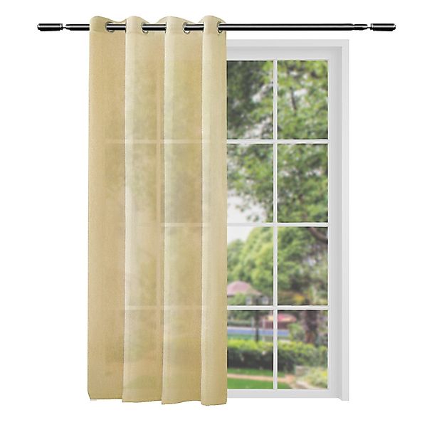 Woltu Gardine, Ösen (2 St), halbtransparent, günstig online kaufen
