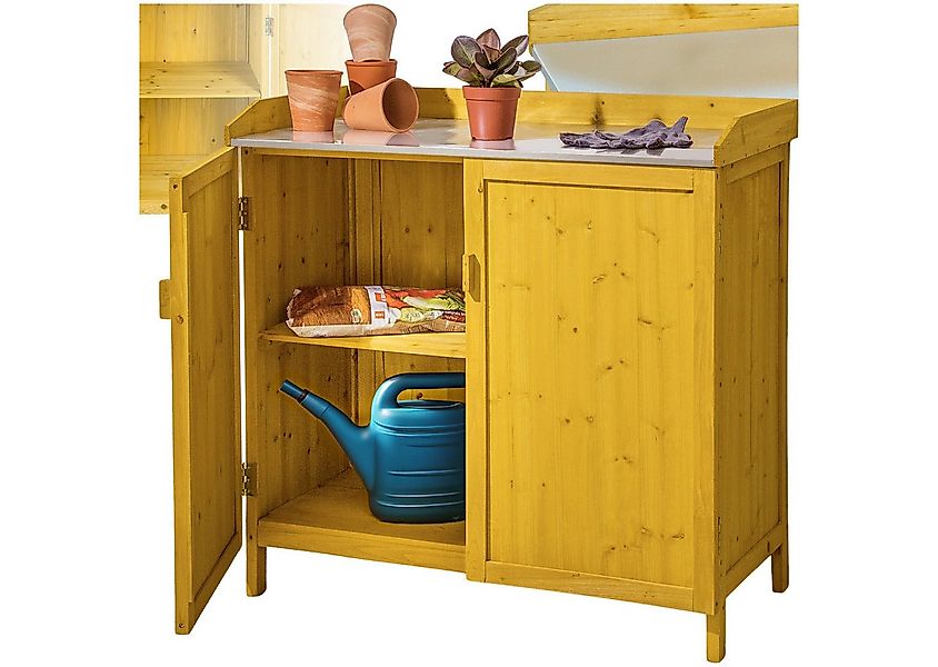 tectake Pflanztisch Vita (1-St., 1 tlg), Pflanztisch mit Arbeitsplatte für günstig online kaufen