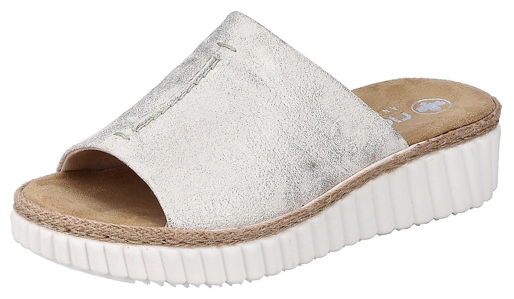 Rieker Pantolette, Keilabsatz, Sommerschuh, Schlappen mit günstig online kaufen