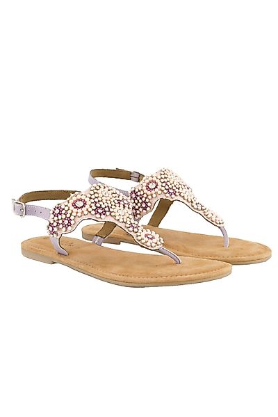 Ulla Popken Riemchensandalen Perlen Memory Foam günstig online kaufen