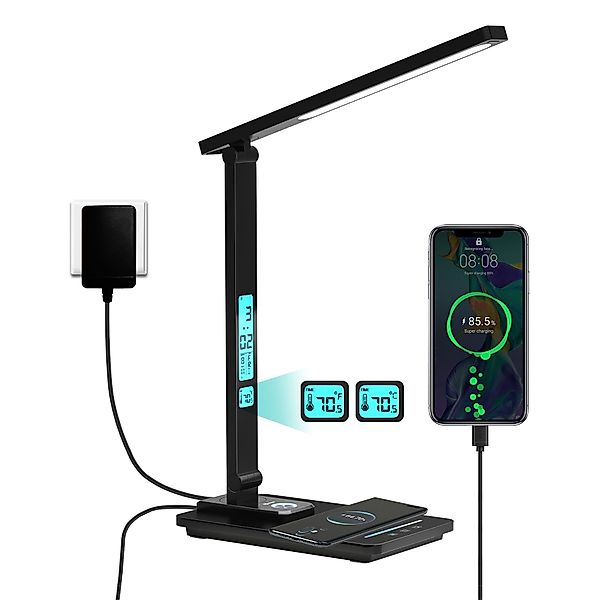 Senmudi Tischleuchte LED Schreibtischlampe mit 5 günstig online kaufen