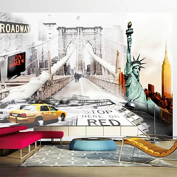 Fototapete - Straßen von New York günstig online kaufen