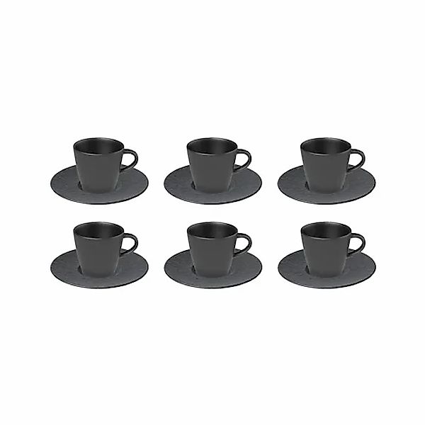 Villeroy & Boch Espressotasse »Espresso Set Manufacture Rock 60 ml 6er Set günstig online kaufen