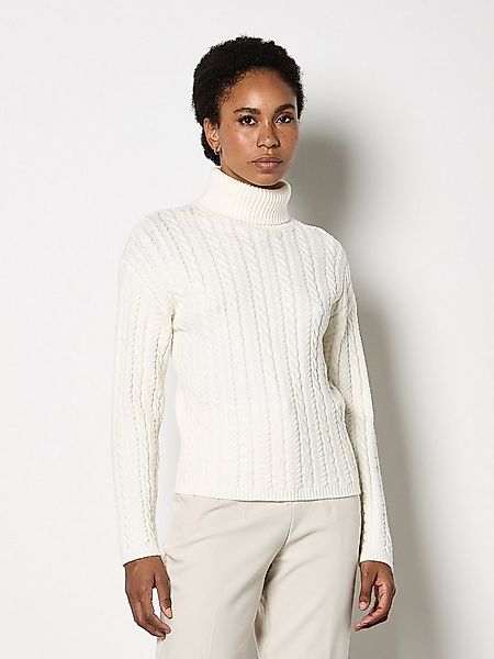 Apricot Rollkragenpullover Zopfpullover mit Rollkragen günstig online kaufen