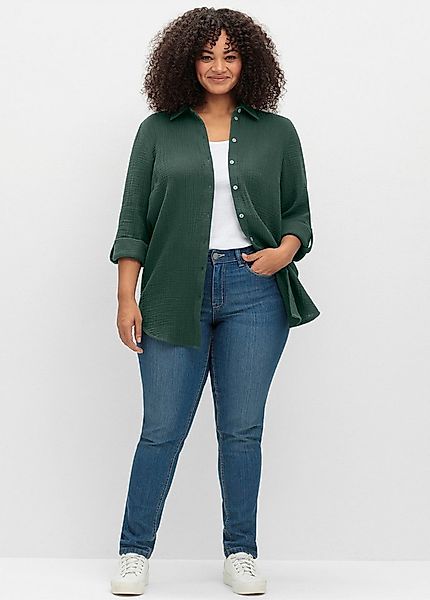 Sheego Klassische Bluse Hemdbluse günstig online kaufen