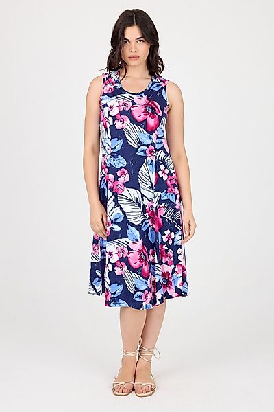 Phistan Midikleid Ärmelloses Damenkleid aus Strick günstig online kaufen