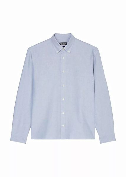 Marc O'Polo Langarmhemd Button down collar, long sleeves, round hem mit dez günstig online kaufen