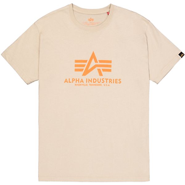 Alpha Industries  T-Shirt Basic T-Shirt BL - organic beige günstig online kaufen