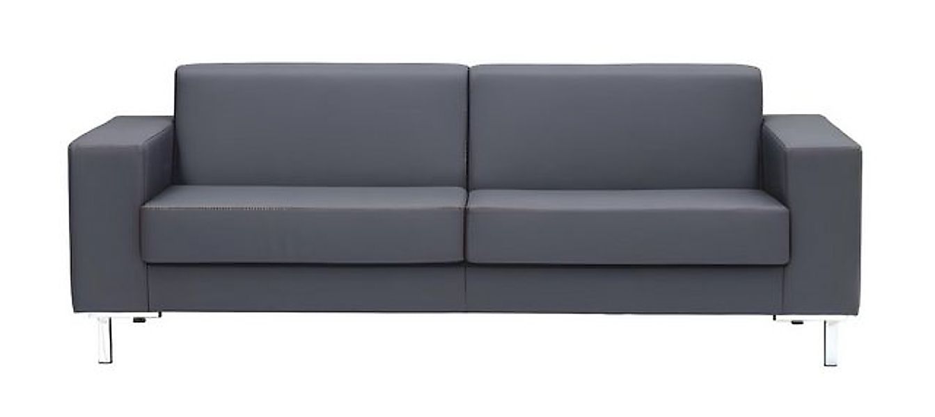 Xlmoebel 2-Sitzer Zweisitzer Sofa für Büroausstattung aus Leder und Stoff i günstig online kaufen