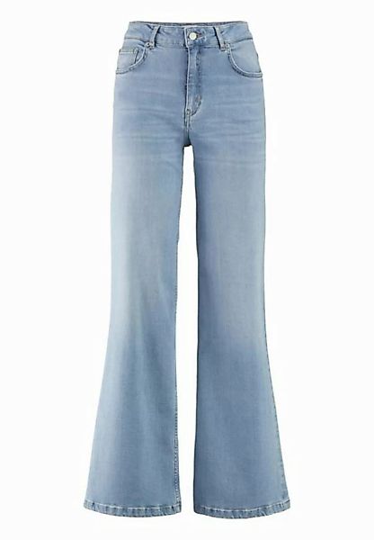 Hessnatur 5-Pocket-Jeans ALVA High Rise Wide Leg aus Bio-Denim (1-tlg) günstig online kaufen