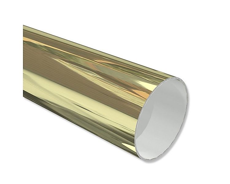 INTERDECO Gardinenrohr, (Stück, 28 mm Durchmesser), Messing-farbig günstig online kaufen