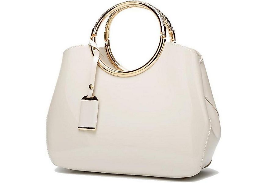 LuxusKollektion Handtasche Damen Handtasche PU-Lackleder Henkeltasche Abend günstig online kaufen