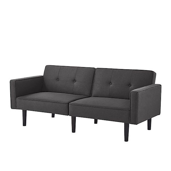 Odikalo 3-Sitzer 2-in-1 Sofabett Loungesessel Schlafsofa Tagesbett Rückenle günstig online kaufen