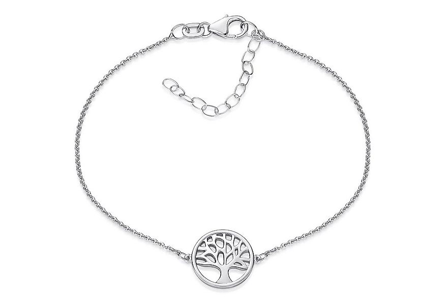 Materia Armkette Damen Lebensbaum Silber 16-19,5cm SA-146, 925 Sterling Sil günstig online kaufen