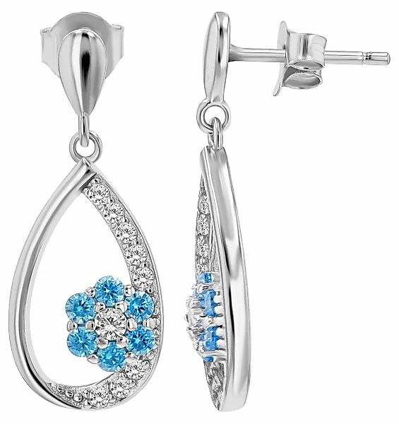 Adelia´s Paar Ohrhänger "Damen Ohrringe – Ohrhänger aus 925 Silber mit Zirk günstig online kaufen