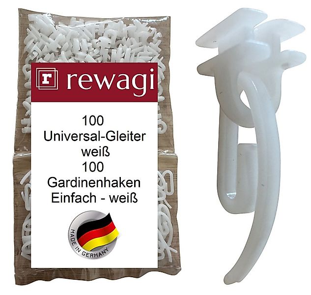 rewagi Gardinengleiter 100 Universal-Gleiter GON. 100 Gardinenhaken Einfach günstig online kaufen