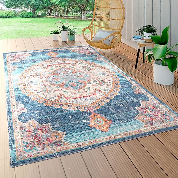 Paco Home Teppich »Torres 279«, rechteckig, 8 mm Höhe, Kurzflor, moderne Or günstig online kaufen