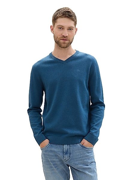 TOM TAILOR Sweatshirt Basic V-Neck Knit günstig online kaufen