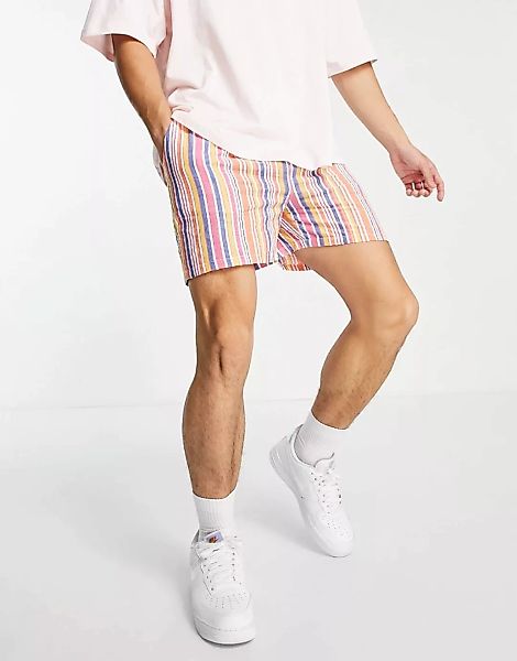 Another Influence – Gestreifte Shorts-Mehrfarbig günstig online kaufen