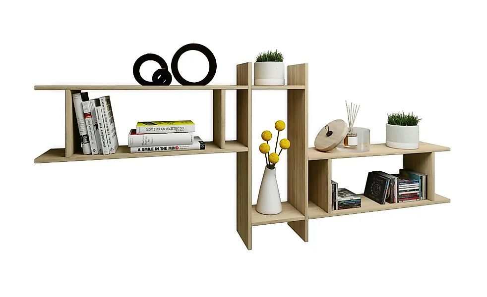 Wandregal  Sirola ¦ holzfarben ¦ Maße (cm): B: 188 H: 80 T: 19.7 Regale > W günstig online kaufen