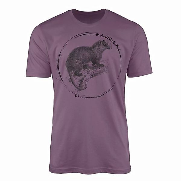 Sinus Art T-Shirt Evolution Herren T-Shirt Opossum günstig online kaufen